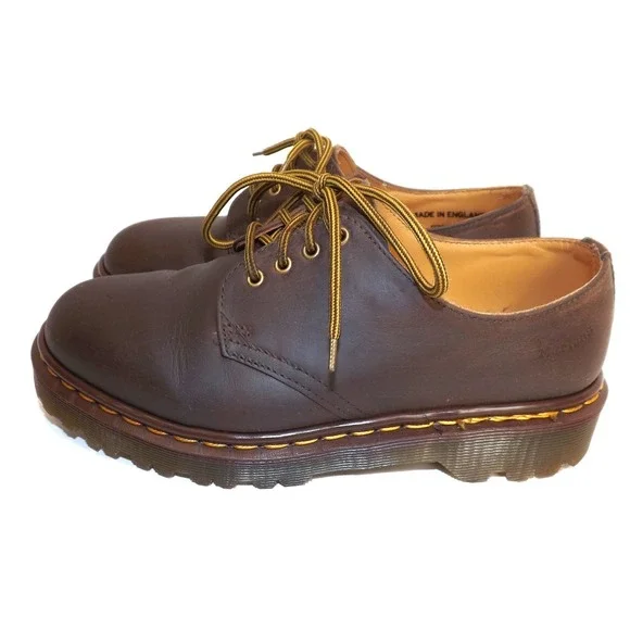 Dr Martens Aztek Crazy Horse 1561 Oxford Shoe Made In England - US Ladies size 7 - Picture 6 of 16